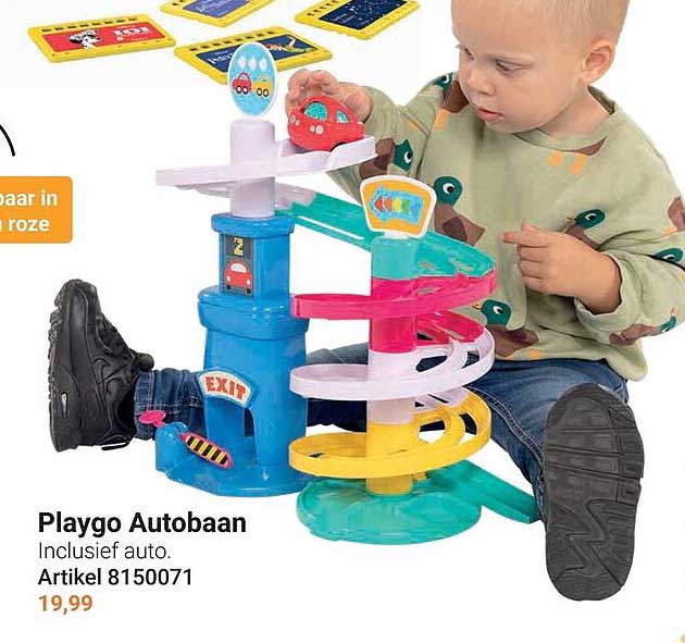 Playgo Autobaan Inclusief auto. Artikel 8150071