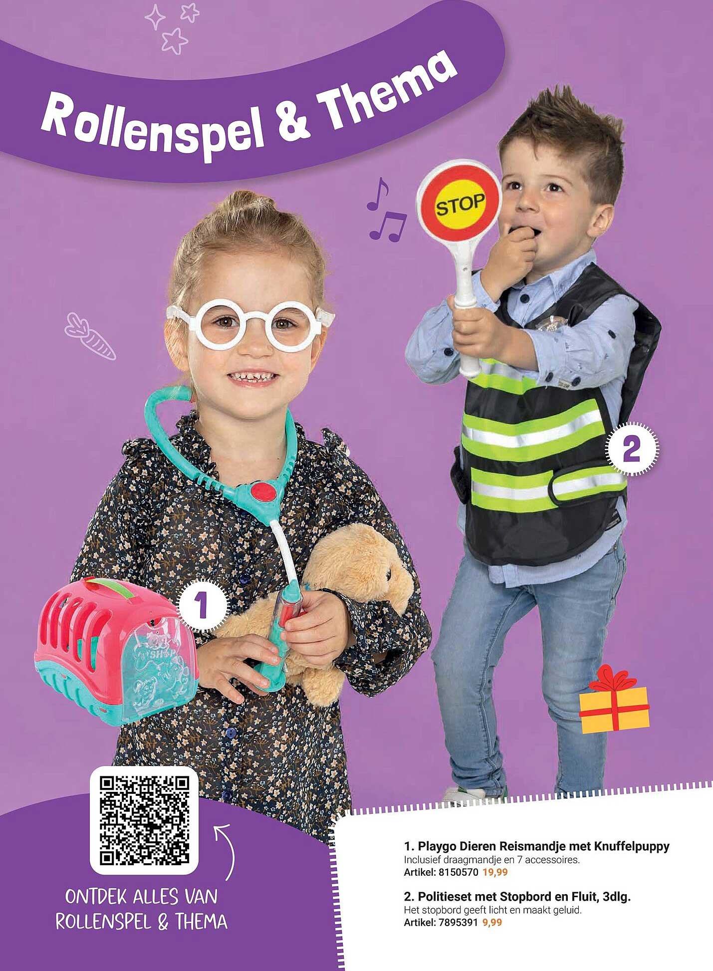 Playgo Dieren Reismandje met Knuffelpuppy