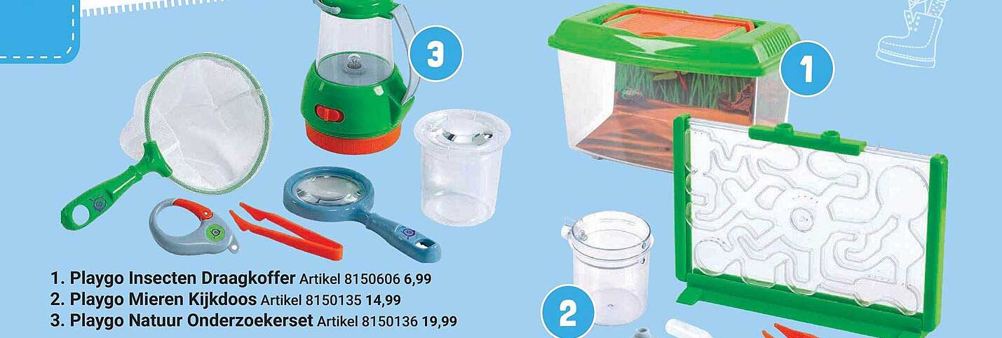 Playgo Insecten Draagkoffer