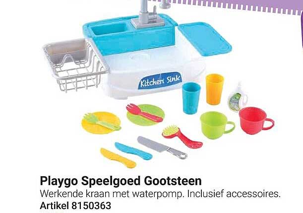 Playgo Speelgoed Gootsteen