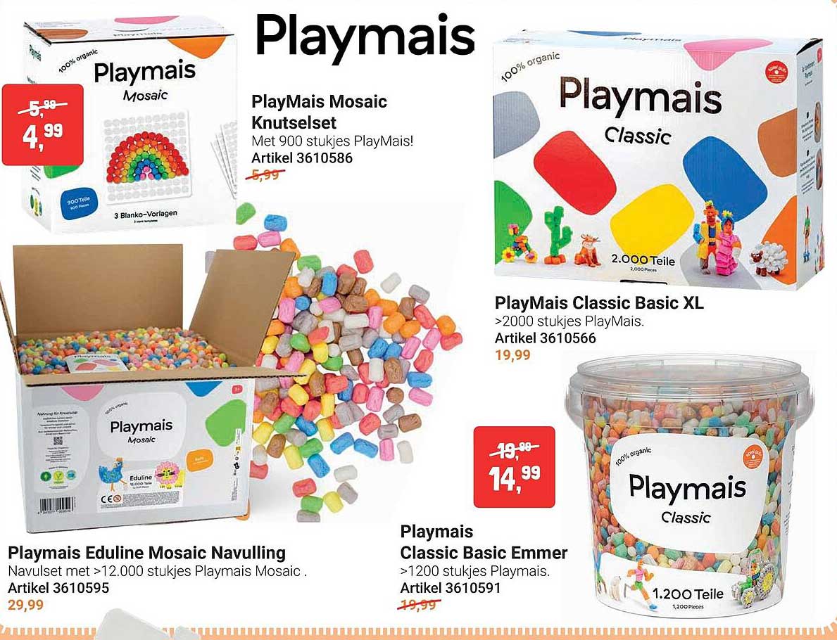 PlayMais Mosaic Knutselset
