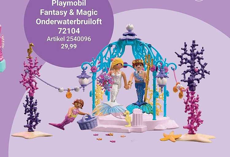 Playmobil Fantasy & Magic Onderwaterbruiloft 72104