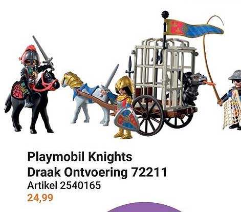 Playmobil Knights Draak Ontvoering 72211 Artikel 2540165