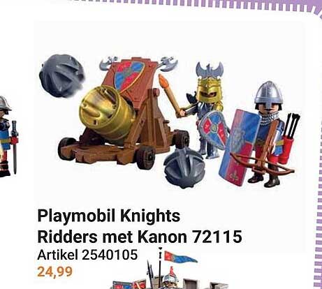 Playmobil Knights Ridders met Kanon 72115