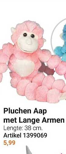 Pluchen Aap met Lange Armen