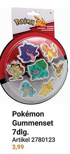 Pokémon Gummenset 7dlg. Artikel 2780123