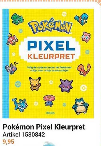 Pokémon Pixel Kleurpret