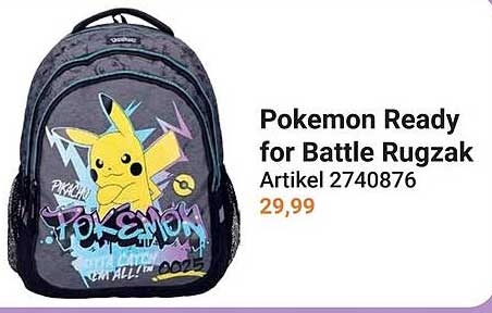 Pokemon Ready for Battle Rugzak Artikel 2740876