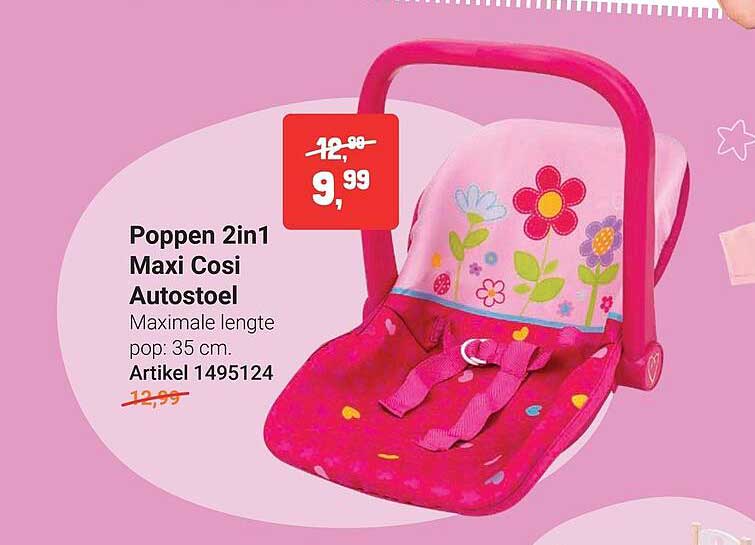 Poppen 2in1 Maxi Cosi Autostoel