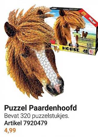 Puzzel Paardenhoofd