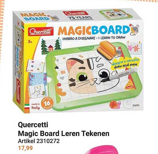 Quercetti Magic Board Leren Tekenen
