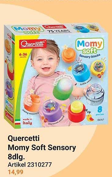 Quercetti Momy Soft Sensory 8dlg.