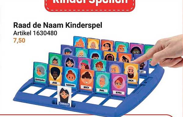 Raad de Naam Kinderspel