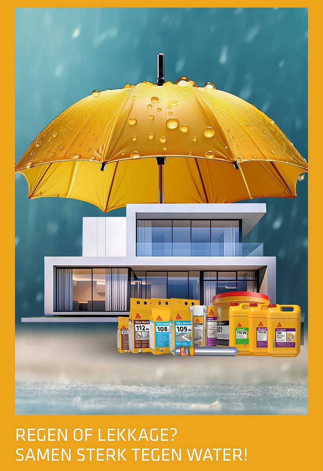 REGEN OF LEKKAGE? SAMEN STERK TEGEN WATER!