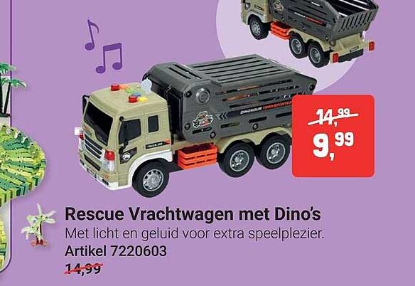 Rescue Vrachtwagen met Dino's