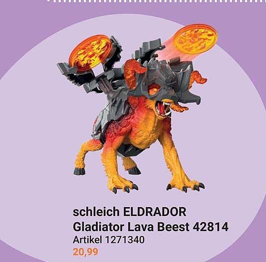 schleich ELDRADOR Gladiator Lava Beest 42814 Artikel 1271340