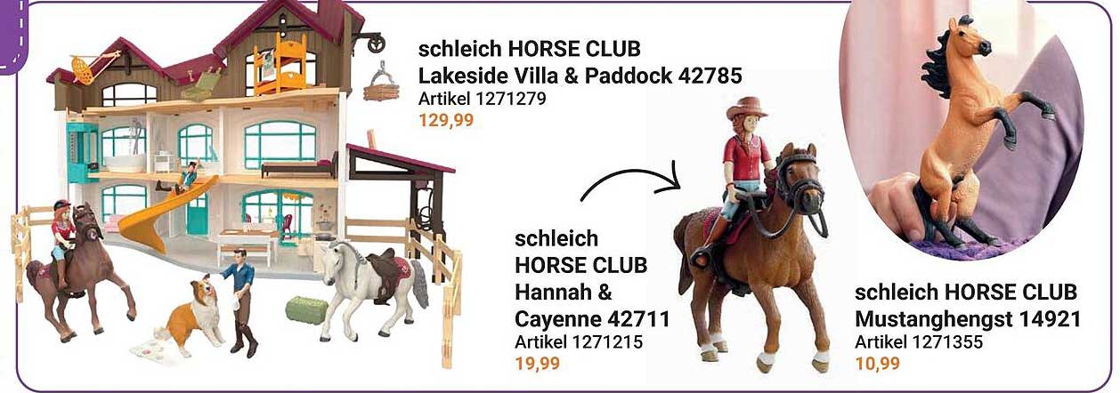 schleich HORSE CLUB Lakeside Villa & Paddock 42785