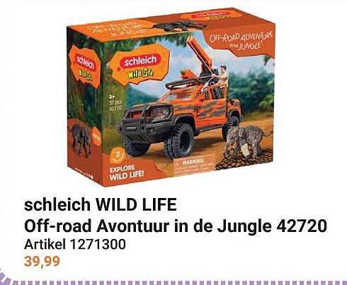 schleich WILD LIFE Off-road Avontuur in de Jungle 42720 Artikel 1271300