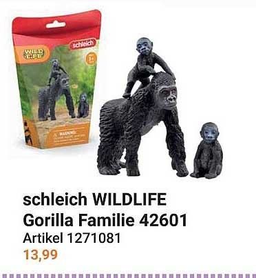 schleich WILDLIFE Gorilla Familie 42601 Artikel 1271081