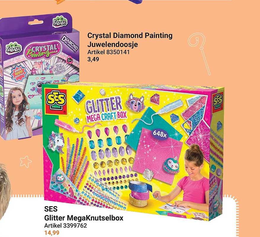 SES Glitter MegaKnutselbox