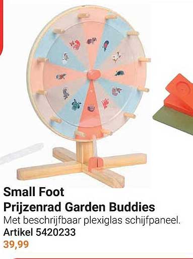 Small Foot Prijzenrad Garden Buddies
