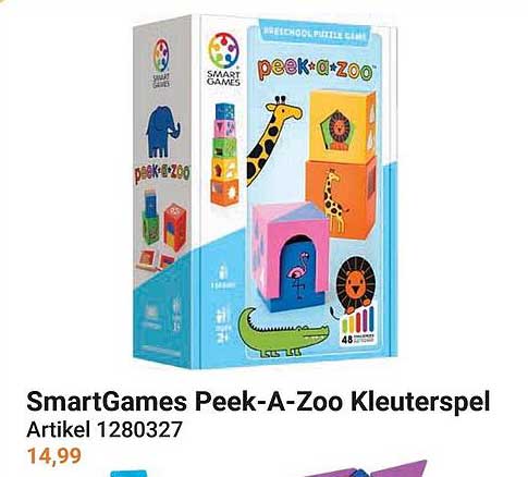 SmartGames Peek-A-Zoo Kleuterspel