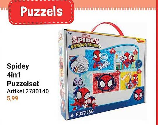 Spidey 4in1 Puzzelset Artikel 2780140