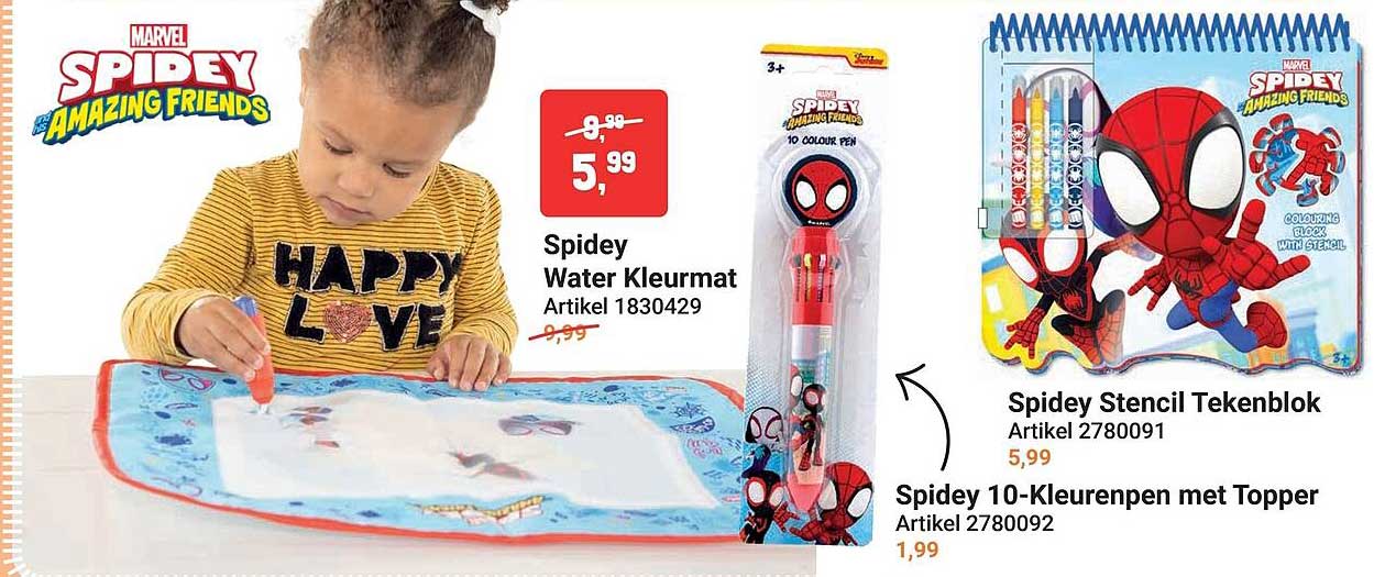 Spidey Water Kleurmat