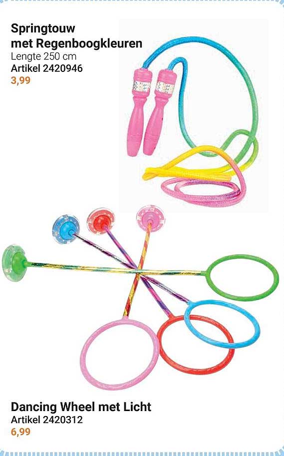 Springtouw met Regenboogkleuren