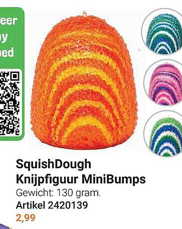 SquishDough Knijpfiguur MiniBumps