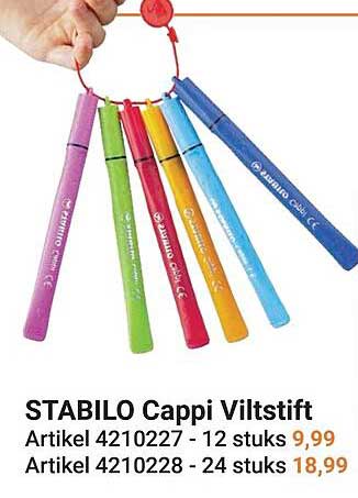 STABILO Cappi Viltstift