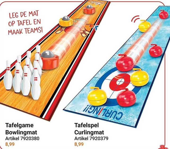 Tafelgame Bowlingmat