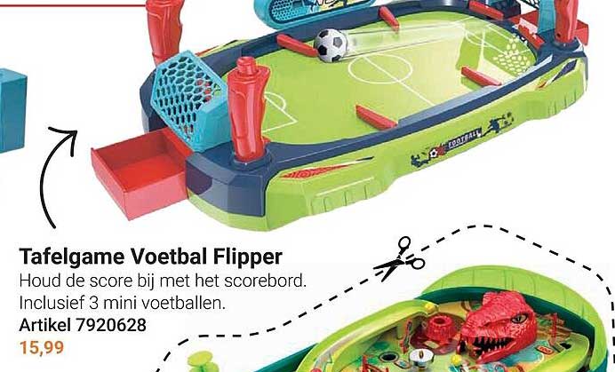 Tafelgame Voetbal Flipper