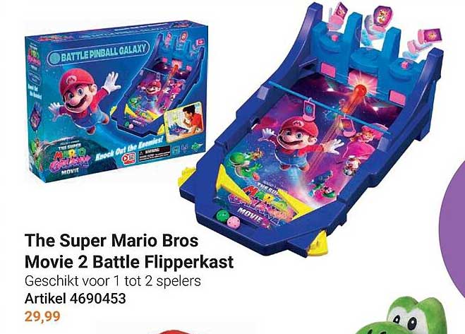 The Super Mario Bros Movie 2 Battle Flipperkast