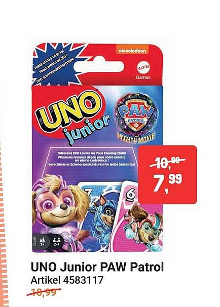 UNO Junior PAW Patrol