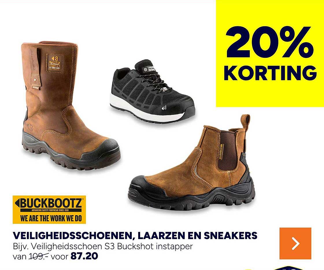 VEILIGHEIDSSCHOENEN, LAARZEN EN SNEAKERS