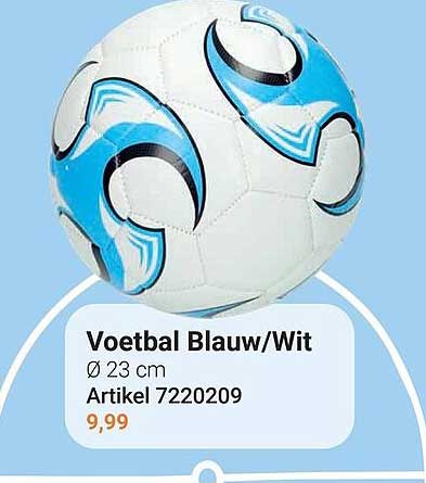 Voetbal Blauw/Wit