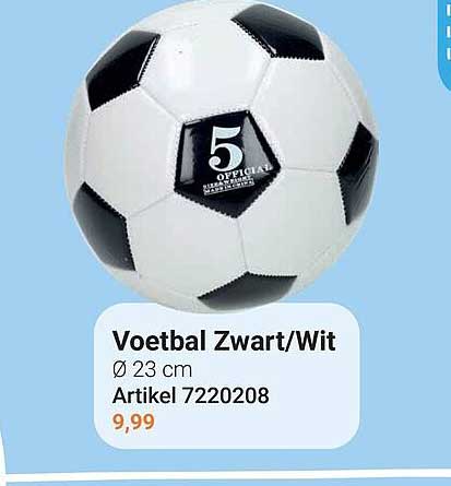 Voetbal Zwart/Wit