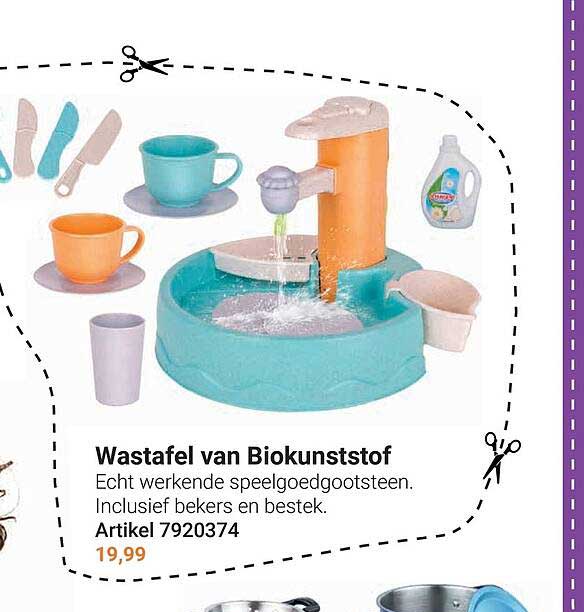 Wastafel van Biokunststof