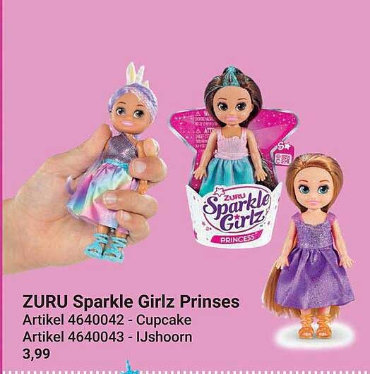 ZURU Sparkle Girlz Prinses Artikel 4640042 - Cupcake Artikel 4640043 - IJshoorn