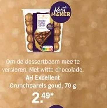 AH Excellent Crunchparels goud