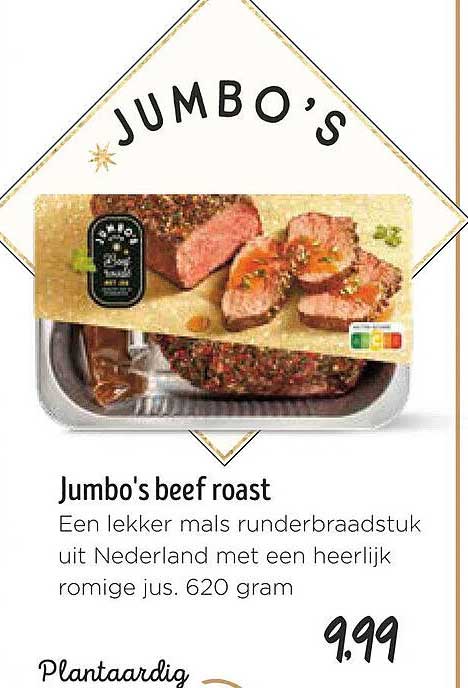 Jumbo's Beef Roast Aanbieding bij Jumbo - FolderFeest.nl