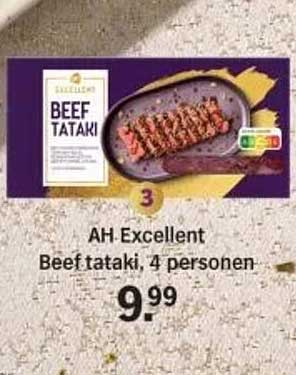AH Excellent Beef tataki, 4 personen