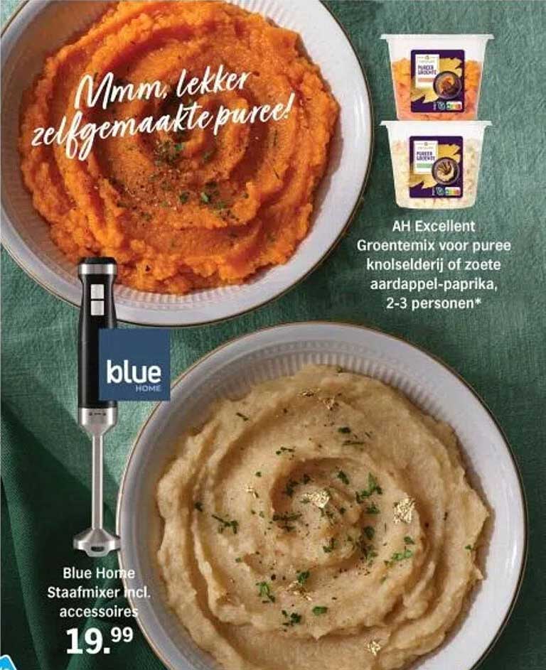 AH Excellent Groentenmix voor puree knolselderij of zoete aardappel-paprika, 2-3 personen*