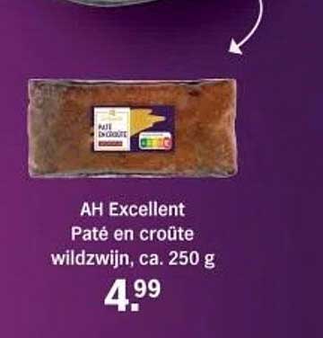 AH Excellent Paté en croûte wildzwijn, ca. 250 g