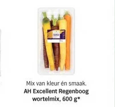 AH Excellent Regenboog wortelmix, 600 g*