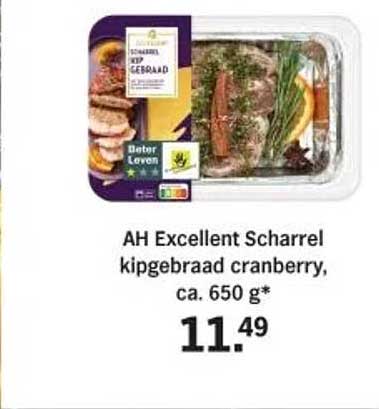 AH Excellent Scharrel kipgebraden cranberry, ca. 650 g*
