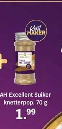 AH Excellent Suiker knetterpop, 70 g