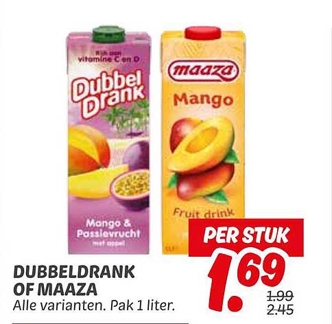 DUBBELDRANK OF MAAZA