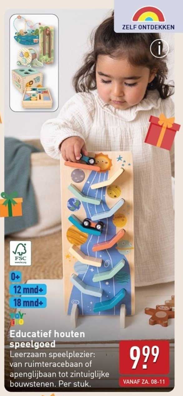 Educatief houten speelgoed